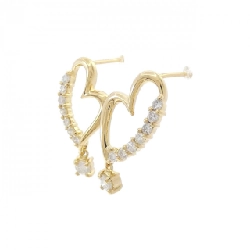 K18YG Bông tai kim cương hình trái tim 0.32CT - Hàng hiệu Chính hãng 871427