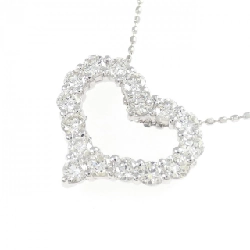 K18WG Dây chuyền kim cương hình trái tim 1.00CT - Hàng hiệu Chính hãng 861089