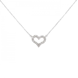 Dây chuyền kim cương hình trái tim PT900/PT850 0.30CT - Hàng hiệu Chính hãng