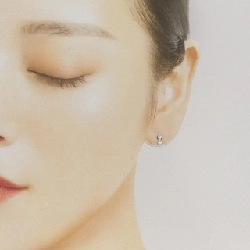 K18WG Bông tai kim cương - Hàng hiệu Chính hãng 874470