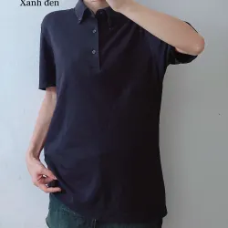 Áo phông cổ bẻ polo unisex 2hand Nhật 1036789