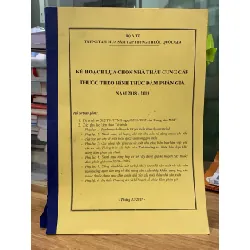 KẾ hoạch lựa chọn nhà thầu cung cấp thuốc theo hình thức đàm phán đánh giá năm 2018-2019