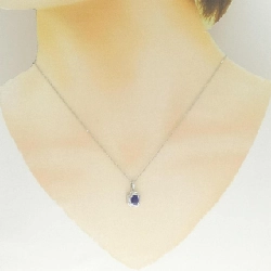 Dây chuyền Sapphire PT900/PT850 0.97CT - Hàng hiệu Chính hãng 857792