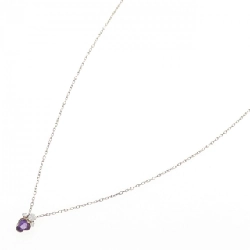 K18YG Mặt dây chuyền Amethyst 0.08CT - Hàng hiệu Chính hãng 857706