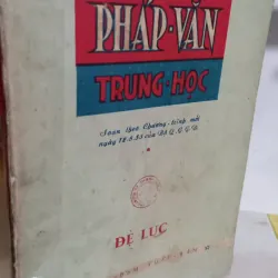 pháp văn trung học - bản bao cấp 1958