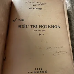 Số tay điều trị nội khoa tập 2-  tài liệu dịch từ nước ngoài 789635