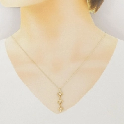 K18YG Dây chuyền kim cương 0.1CT - Hàng hiệu Chính hãng 864017