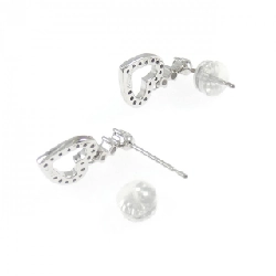 K18WG Bông tai kim cương hình trái tim 0.33CT - Hàng hiệu Chính hãng 865941