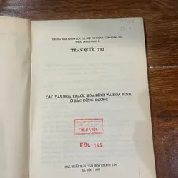 Các văn hóa trước hòa bình và hòa bình ở Bắc Đông Dương (k3) 558827