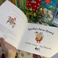 Sách tranh Santa's New Beard, Used, 90%, Picture Book For Kids, Quà tặng Mori 352291