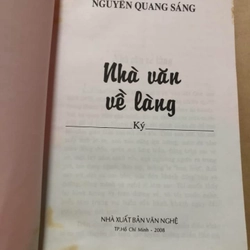 Sách Nhà văn về làng - Bút ký Nguyễn Quang Sáng 306732