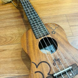 Đàn Ukulele nhỏ, hoạ tiệt hoa, gỗ đẹp 195938