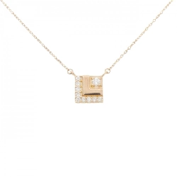 K18PG Dây chuyền kim cương 0.13CT - Hàng hiệu Chính hãng