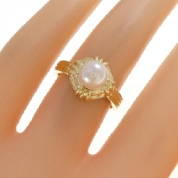 Nhẫn ngọc trai Akoya Tiffany 6.4mm - Hàng hiệu Authentic 838328