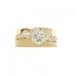 Nhẫn kim cương K18YG 1.053CT 671177