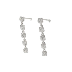 K14WG Bông tai Cubic - Hàng hiệu Chính hãng 863528