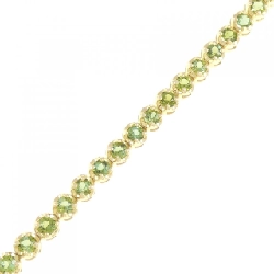 K18YG Peridot Bracelet 3.24CT - Hàng hiệu Authentic