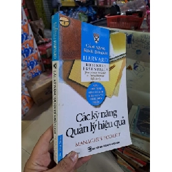 Các kỹ năng quản lý hiệu quả - Toolkit - 2007 mới 80% ố - MARKETING KINH DOANH - HCM0111