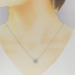 Dây chuyền Aquamarine PT900/PT850 0.37CT - Hàng hiệu Authentic 859854