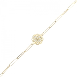 K18YG Hoa Hồng Kim Cương Vòng Tay 0.30CT - Hàng hiệu Chính hãng