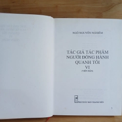 Tác Giả Tác Phẩm - Người Đồng Hành Quanh Tôi (Tập 1, 2, 3, 6) - Ngô Nguyên Nghiễm 420501