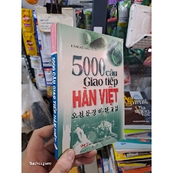 (TẶNG BOOKMARK) 5000 câu giao tiếp Hàn Việt - Quang Hiền 2009 mới 80% ố Sách học tiếng Hàn RBK2702
