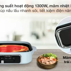 Kalite KL-666 – Nồi lẩu nướng đa năng tiện lợi cho gia đình