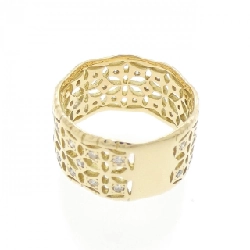 Nhẫn kim cương K18YG 672851