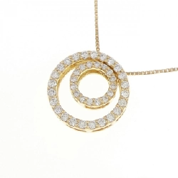 K18YG 2WAY Dây chuyền kim cương 0.33CT - Hàng hiệu Chính hãng 847737