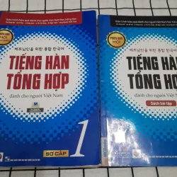 Tiếng Hàn Tổng hợp cho người Việt- Sơ cấp 1 và Bài tập 1 bản in màu. Tg Cho Hang Rok...