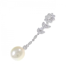 K18WG Hoa trắng ngọc trai pendant 10.5mm - Hàng hiệu Authentic