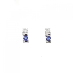 Bông tai Moissanite Sapphire 0.36CT - Hàng hiệu Chính hãng