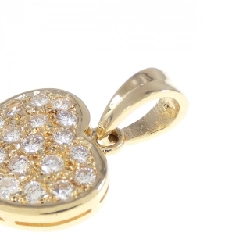 K18YG Mặt dây chuyền hình trái tim kim cương 0.48CT - Hàng hiệu Chính hãng 863927