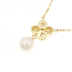 K18YG Hoa Akoya Ngọc Trai Dây Chuyền 6.9mm - Hàng hiệu Chính hãng 855826