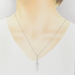 K18WG 2WAY Dây chuyền kim cương 0.356CT - Hàng hiệu Chính hãng 860145