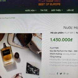 Nước hoa Flutter 100ml 327574