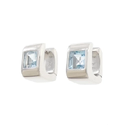 Ponte Vecchio Blue Topaz Bông tai - Hàng hiệu Authentic 843701