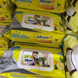 Khăn ướt lau bếp đa năng  mom love 164598