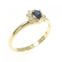 Nhẫn Sapphire K18YG - Hàng hiệu Chính hãng