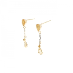 K18YG Citrine Bông tai - Hàng hiệu Chính hãng 871482