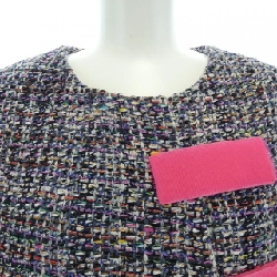 Áo khoác không cổ CHANEL 634561