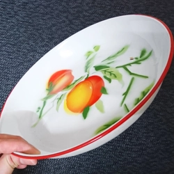 Khay sắt Tráng men xưa thập niên 80 463129