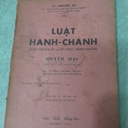 LUẬT HÀNH CHÁNH - Nguyễn Độ