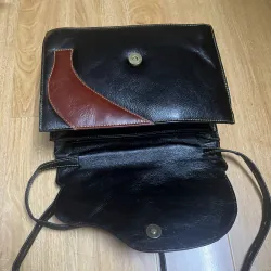 Túi nữ 25x18x7 da thật hoạ tiết 2hand 1002007