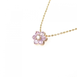 K18PG Hoa Sapphire Dây Chuyền - Hàng hiệu Chính hãng 859879