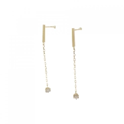 K18YG Bông tai kim cương 0.15CT - Hàng hiệu Chính hãng 867901