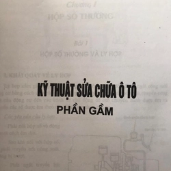 KỸ THUẬT SỬA CHỮA Ô TÔ PHẦN GẦM 471574