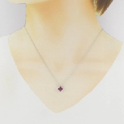 Dây chuyền ruby PT950/PT850 0.45CT - Hàng hiệu Authentic 859098