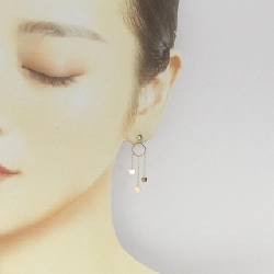 K18YG Bông tai hình trái tim - Hàng hiệu Chính hãng 875184