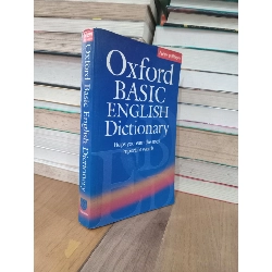 Oxford basic English dictionary